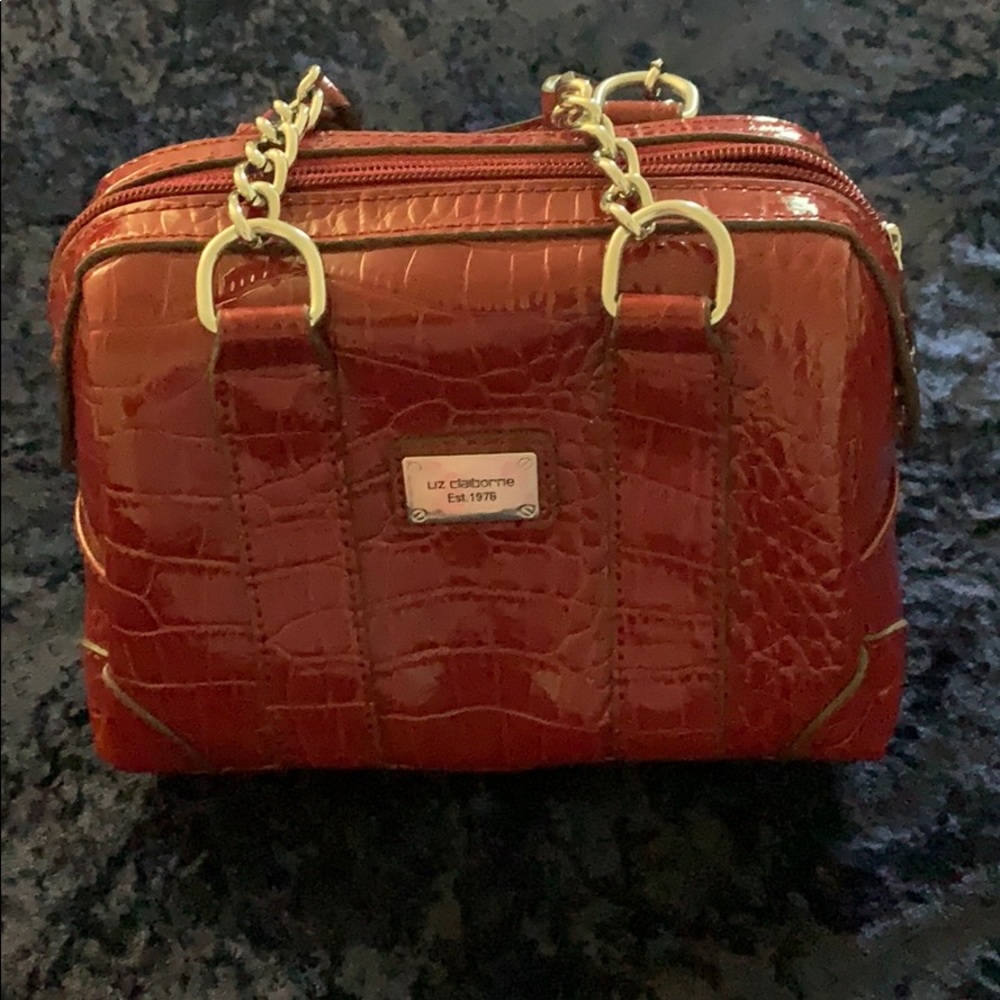 Liz Claiborne burgundy purse